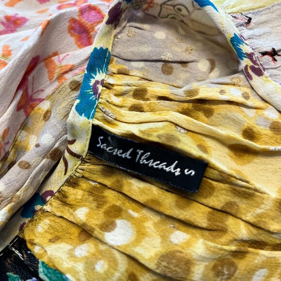 Sacred Threads patchwork multi print top - Picture 6 of 6